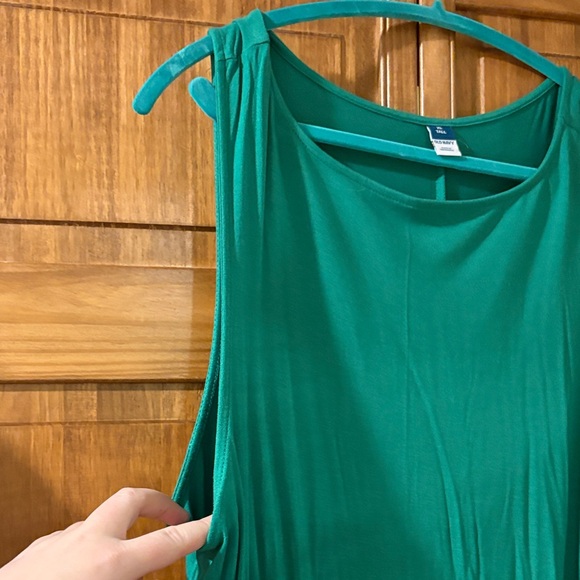 Old Navy Green Sleeveless Flowy Tshirt Dress - Picture 4 of 6